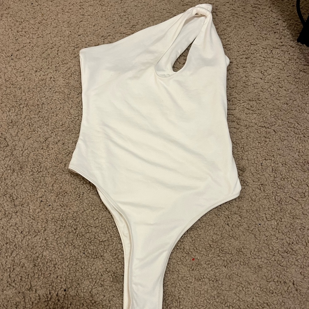 White SHEIN bodysuit